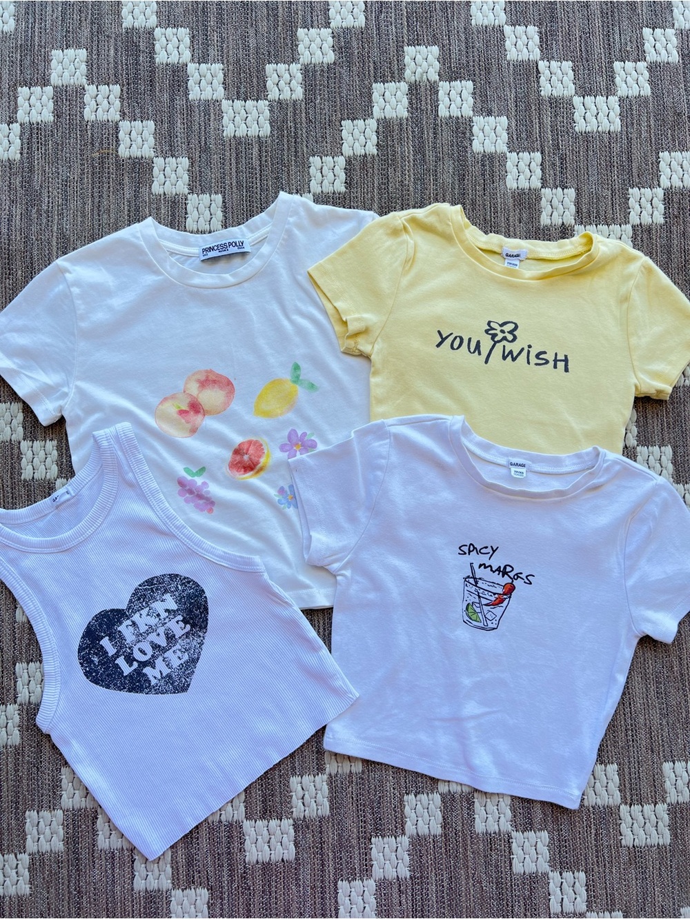 XS Garage/Princess Polly Crop Top Lot